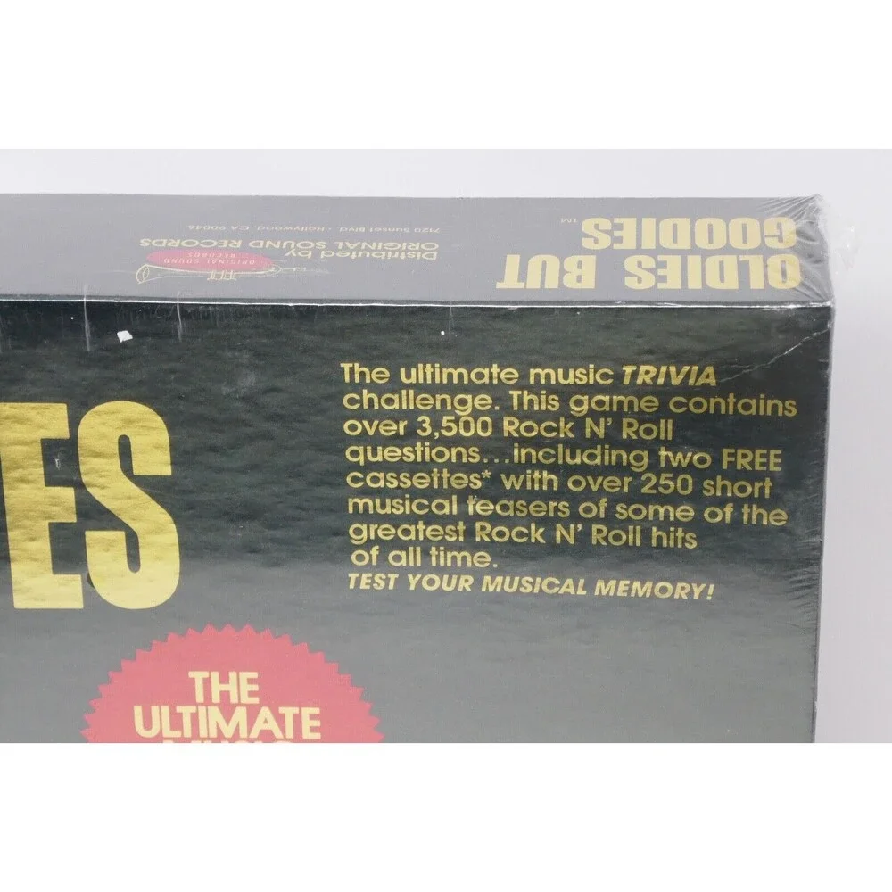 Original Sound Recording Oldies But Goodies Music Trivia Cassette Game SEALED